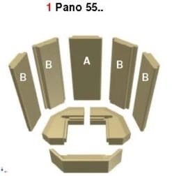 Ersatzteil - Schamottesatz Für Schmid Kamineinsatz Pano 55 57