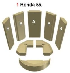 Ersatzteil - Schamottesatz Für Schmid Kamineinsatz Ronda 55 45