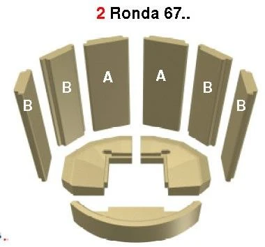 Ersatzteil - Schamottesatz Für Schmid Kamineinsatz Ronda 67 51 3 Ersatzteil - Schamottesatz Für Schmid Kamineinsatz Ronda 67 51