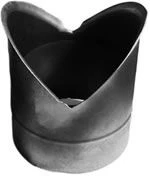 Doppelwandfutter 90° - Innen-Eck