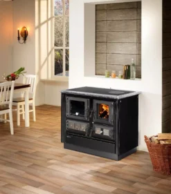 Justus Festbrennstoff-Herd Rustico 90 2.0 Holzherd -Kaminzauber Geschäft 1896 11 rustico 90 2 0 schwarz links a jpg