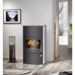Justus Kaminofen Agero W+ -Kaminzauber Geschäft 5492 23 agero w stahlschwarz speckstein a jpg