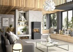 Justus Heizkamin Voga W+ Speicherkamin -Kaminzauber Geschäft 5698 11 voga w stahlschwarz a