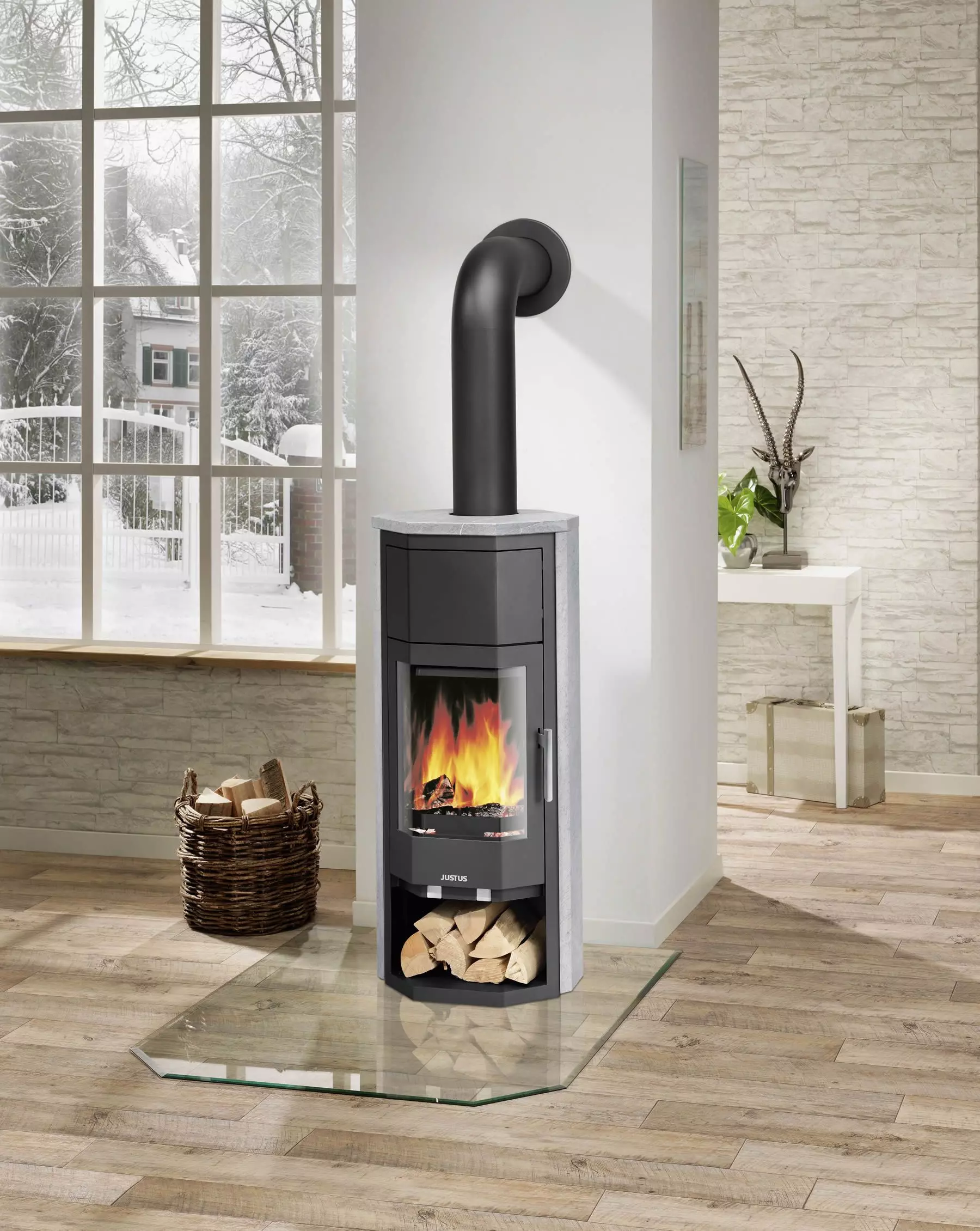 Justus Kaminofen Usedom 5 W+ 2.0 Speicherofen 5 Justus Kaminofen Usedom 5 W+ 2.0 Speicherofen – Bild 3