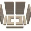 Ersatzteil Vermiculitesatz Mauerwerksoptikzu Schmid Kamineinsatz Lina 55 S/h -Kaminzauber Geschäft 661200 1251 1 jpg