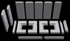 Ersatzteil Schamottesatz Premium Weiß Zu Schmid Kamineinsatz Ekko R 100(45)