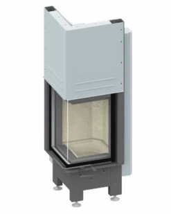 Schmid Kamineinsatz Ekko 34(34)57 H, Türhöhe 57 Cm, Hochschiebbar