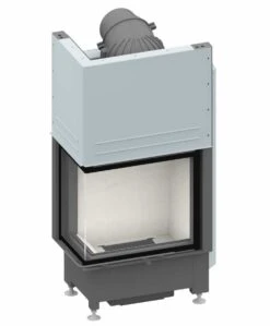 Schmid Kamineinsatz Ekko L 55(34)57 H, Türhöhe 57 Cm, Hochschiebbar