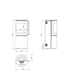 H&M Kaminofen Mono 3.0 -Kaminzauber Geschäft h m kaminofen mono 30 stahl schwarz 8