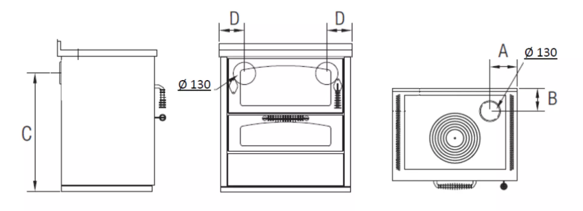 Wamsler Premium Holzherd Master Line K 60 Schwarz 4 Wamsler Premium Holzherd Master Line K 60 Schwarz – Bild 2
