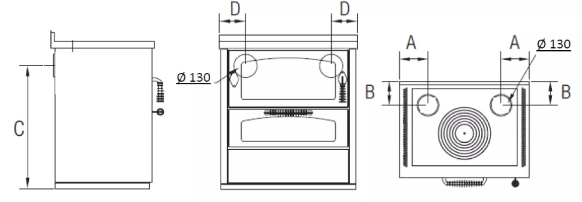 Wamsler Premium Holzherd Master Line K 80 Weiß 4 Wamsler Premium Holzherd Master Line K 80 Weiß – Bild 2