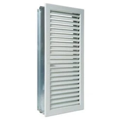 CB-tec Kaltluftgitter Kamin Ofen Luftgitter Hochkant 23 X 45 Cm Weiß Kghk2345w