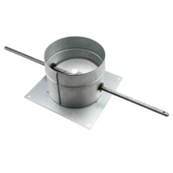 CB-tec Luftklappe Mit Dichtung Mit 500 Mm Vierkantstange 8 X 8 Mm, Lfkdv-vz