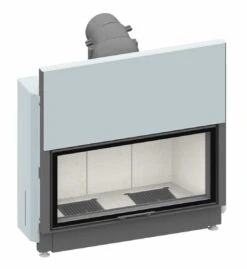 Schmid Kamineinsatz Lina 10057 H, Türhöhe 57 Cm, Hochschiebbar