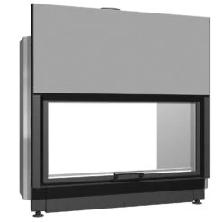 Schmid Durchsicht Kamineinsatz Lina TV 10051 H, Türhöhe 51 Cm, Hochschiebbar