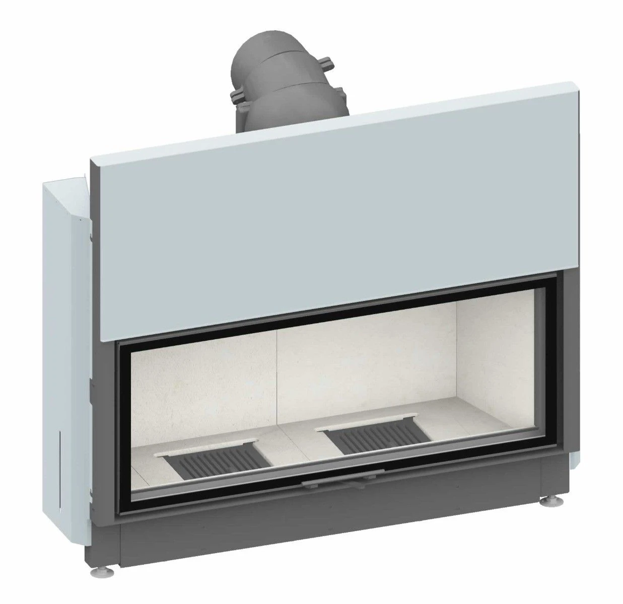 Schmid Kamineinsatz Lina 12057h, Türhöhe 57 Cm, Hochschiebbar 3 Schmid Kamineinsatz Lina 12057h, Türhöhe 57 Cm, Hochschiebbar