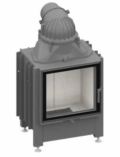 Schmid Kamineinsatz Lina 5557 S, Türhöhe 57 Cm, Schwenkbar