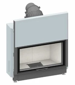 Schmid Kamineinsatz Lina 8751 H, Türhöhe 51 Cm, Hochschiebbar