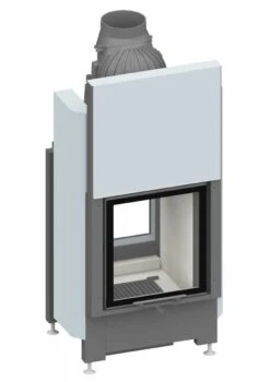 Schmid Durchsicht Kamineinsatz Lina TV 4557 H, Türhöhe 57 Cm, Hochschiebbar