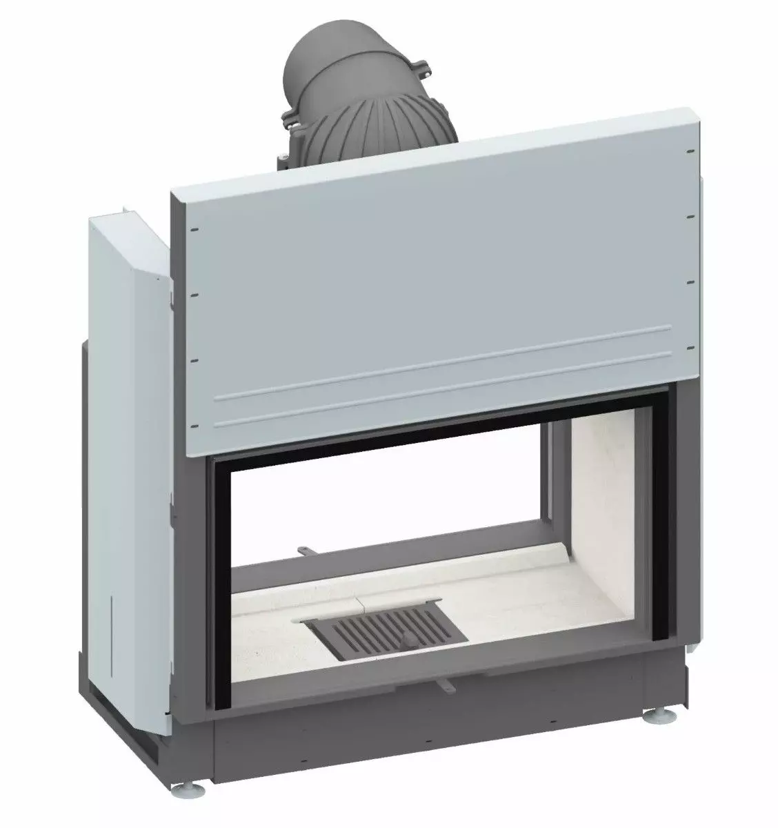Schmid Durchsicht Kamineinsatz Lina TV 8751 H, Türhöhe 51 Cm, Hochschiebbar 4 Schmid Durchsicht Kamineinsatz Lina TV 8751 H, Türhöhe 51 Cm, Hochschiebbar – Bild 2