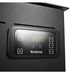 Buderus Pelletofen Logastyle Lamina Wasser -Kaminzauber Geschäft logastyle lamina bedienfeld an 1 jpg