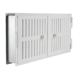 CB-Tec Rohrtür Zweiflüglig 45 X 23 Cm Für Kachelofen, Rt4523ztd