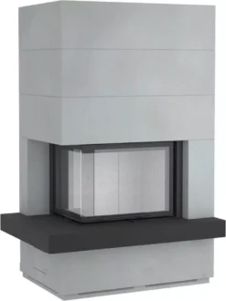 Kaminbausatz Speicher-Kamin Camina S10 Kurz Naturstein-Feuertisch