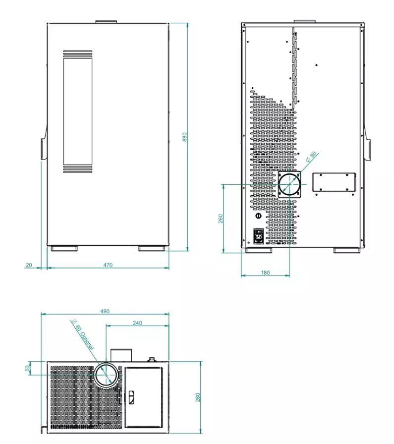 Westminster Pelletofen Slime Line 5 Westminster Pelletofen Slime Line – Bild 3