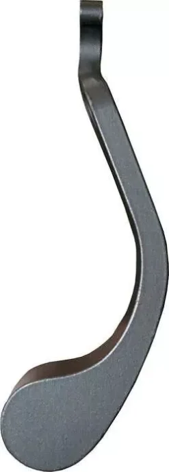 Ersatzteil - Griff (ausgestellt) Schwenkbar Für Schmid Kamineinsatz Ekko, Türanschlag Links -Kaminzauber Geschäft standardgriff draufsicht ausgestellt 1 jpg