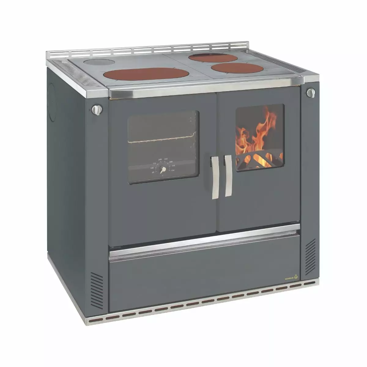 Wamsler Holzherd W3-90 Anthrazit 3 Wamsler Holzherd W3-90 Anthrazit