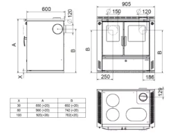 Wamsler Holzherd W3-90 Edelstahl -Kaminzauber Geschäft w390 tec 1 1 1 1 1 jpg